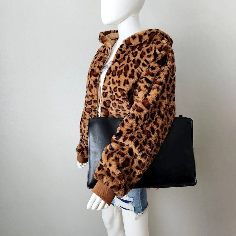 Coach Vintage (Pre-'89) NYC Large Zip Top Folio, Glove Tanned Leather